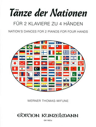 Book cover for Dances of the nations for 2 pianos four hands