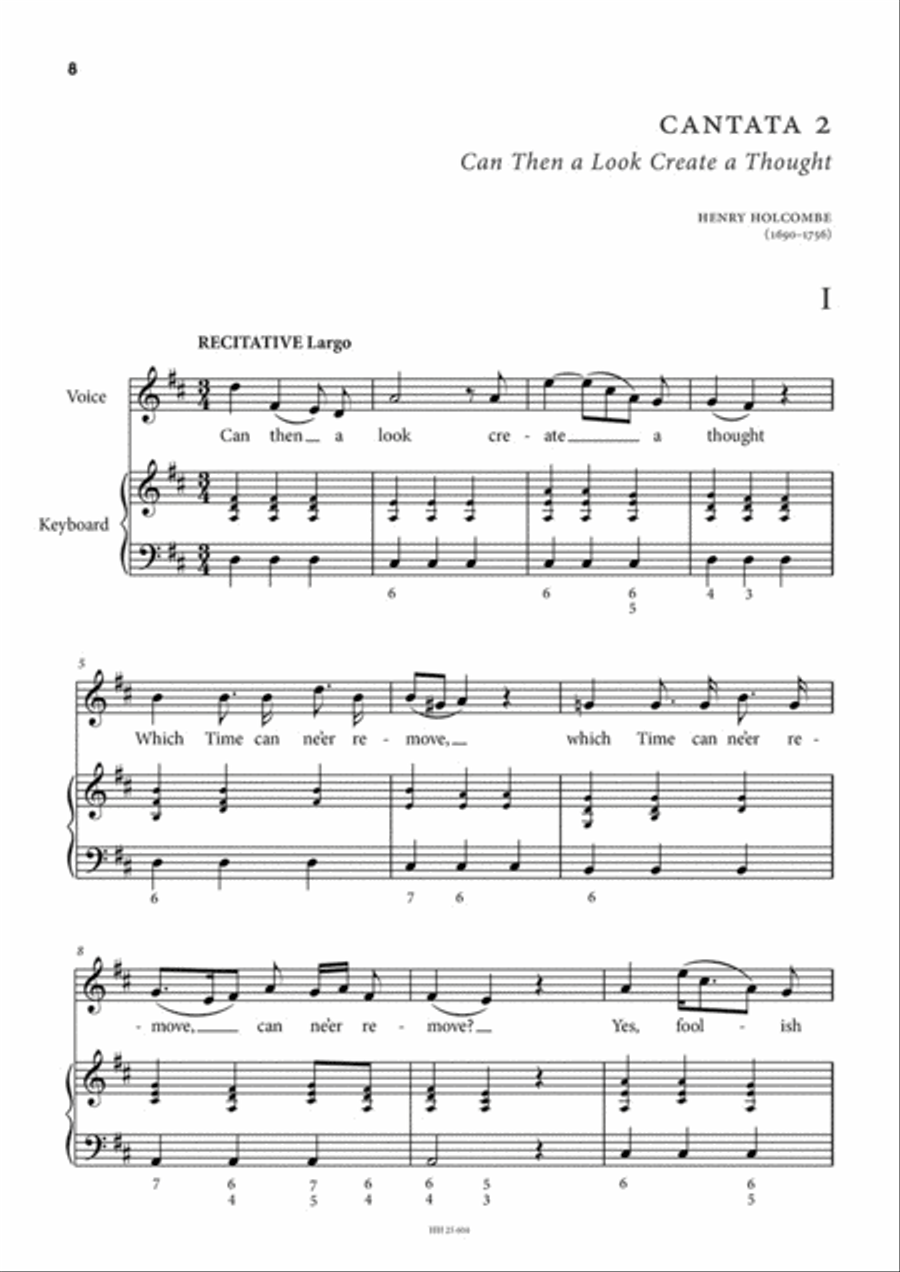 The four cantatas Voice Solo scores gallery preview page 3