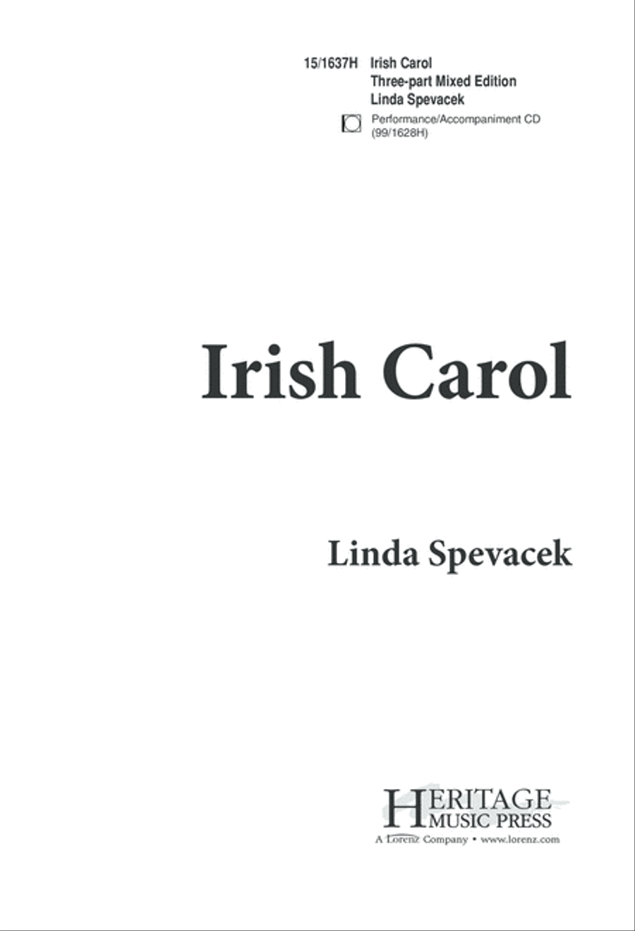 Irish Carol 3-Part scores gallery preview page 1
