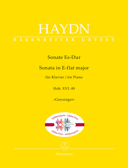 Sonata for Piano E-flat major "Genzinger"