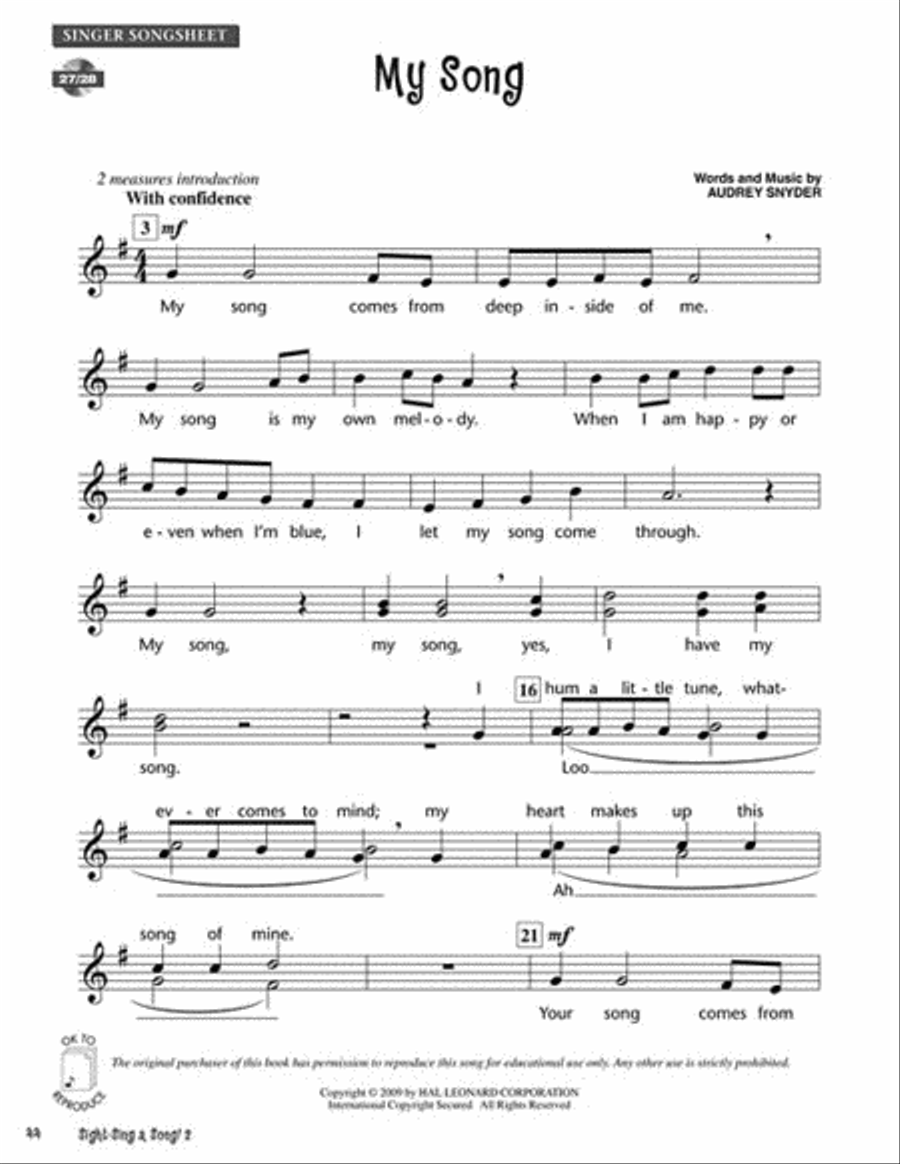 Sight-Sing a Song! (Set 2) Choir scores gallery preview page 7