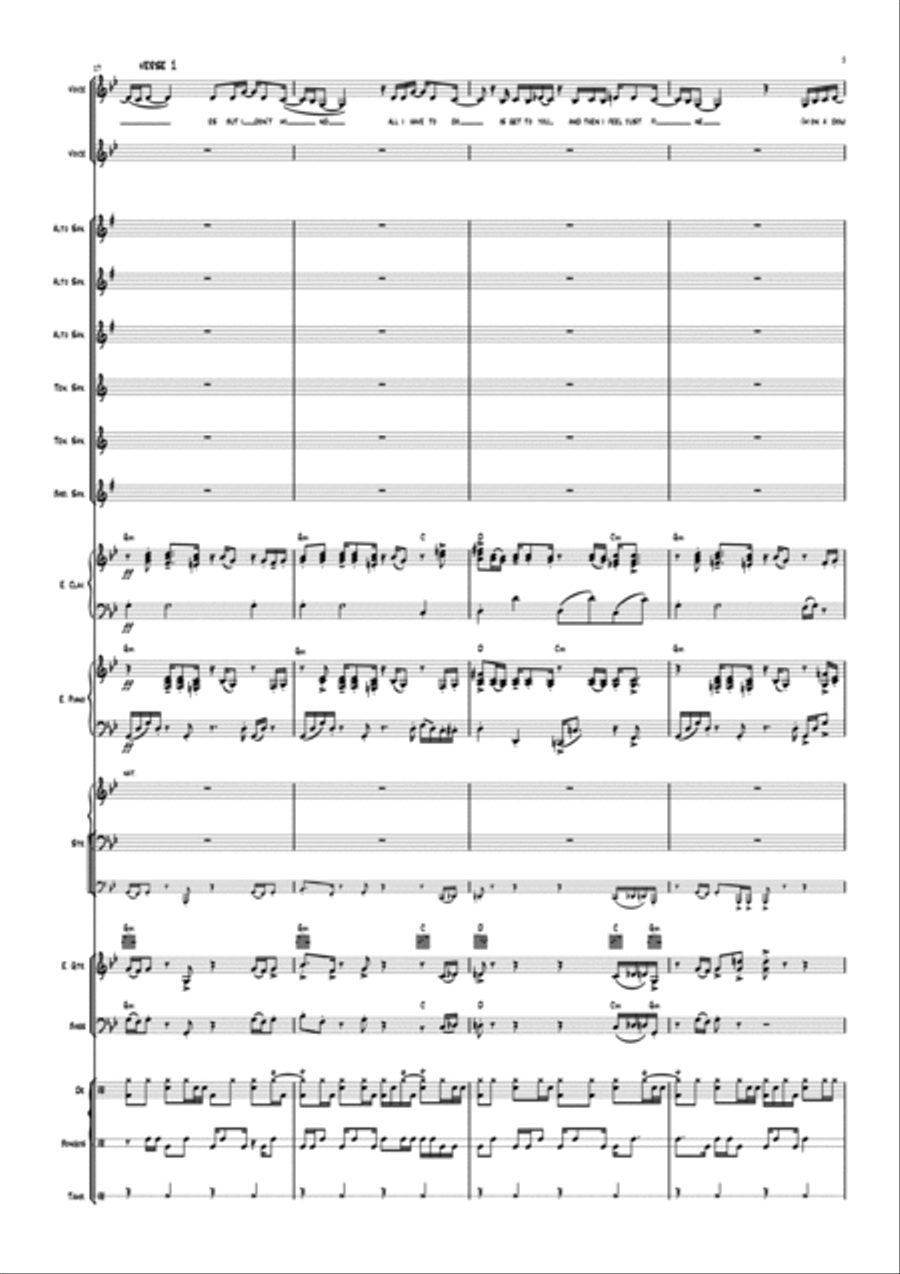 I Got The... Jazz Ensemble scores gallery preview page 5