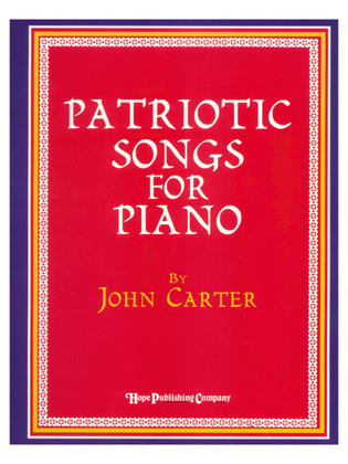 Book cover for Patriotic Songs for Piano-Digital Download