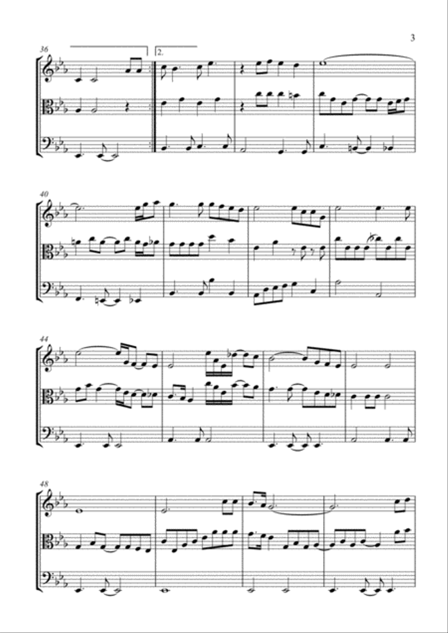 Bridge Over Troubled Water String Trio scores gallery preview page 3