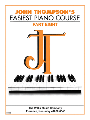 Book cover for John Thompson's Easiest Piano Course - Part Eight
