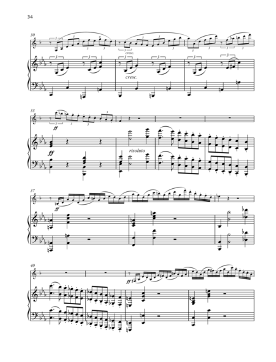 Duo E-flat major Duo E-flat major B-Flat Clarinet scores gallery preview page 3