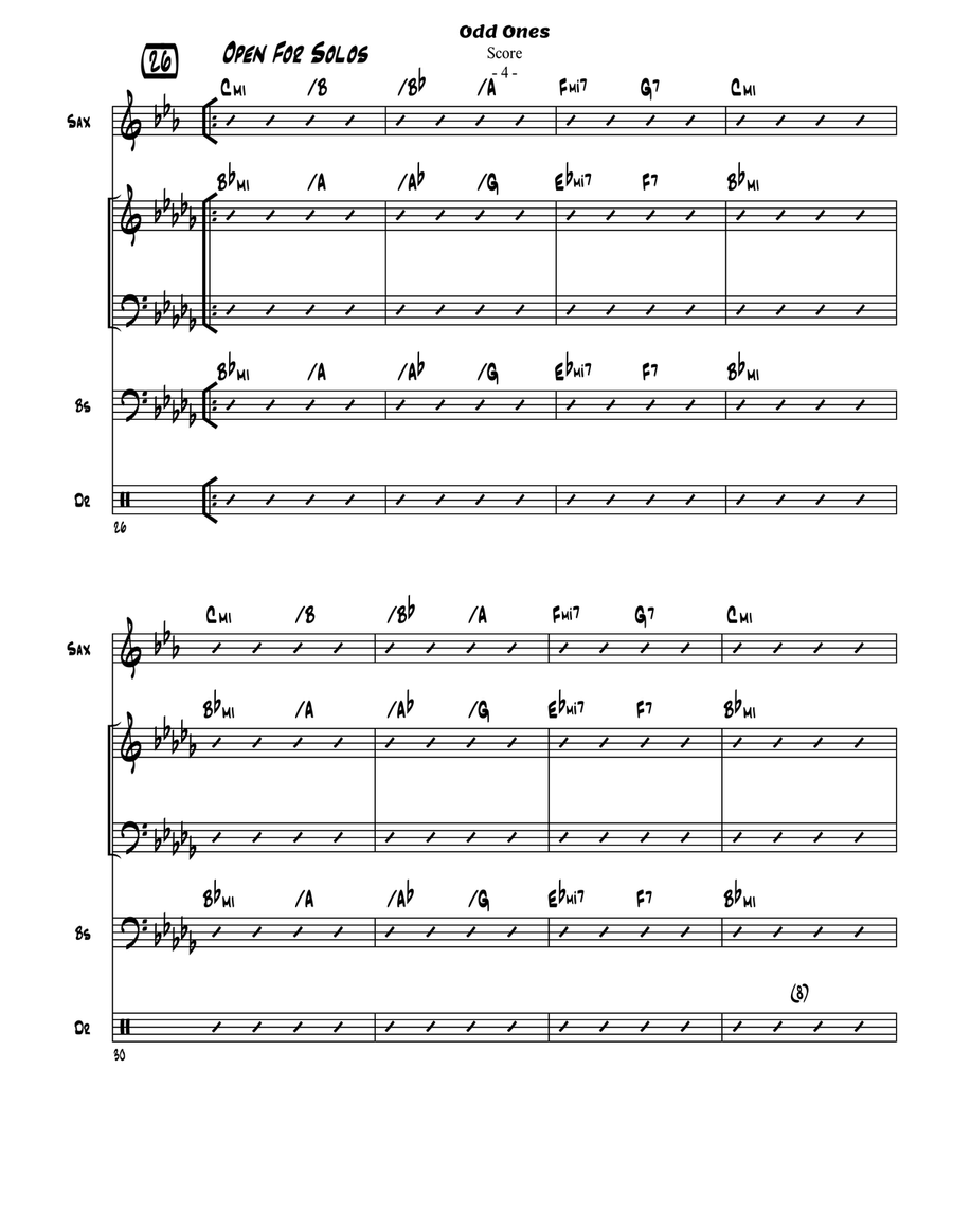 Odd Ones Jazz Ensemble scores gallery preview page 5