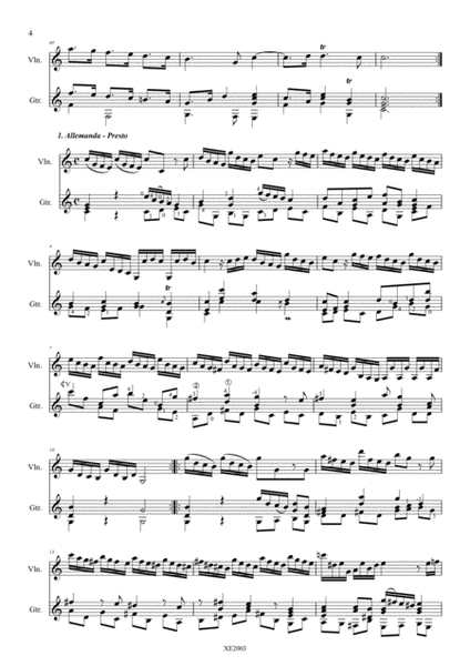Violin Sonata in C Major Op. 2 n. 6 RV1 (Guitar accompaniment)