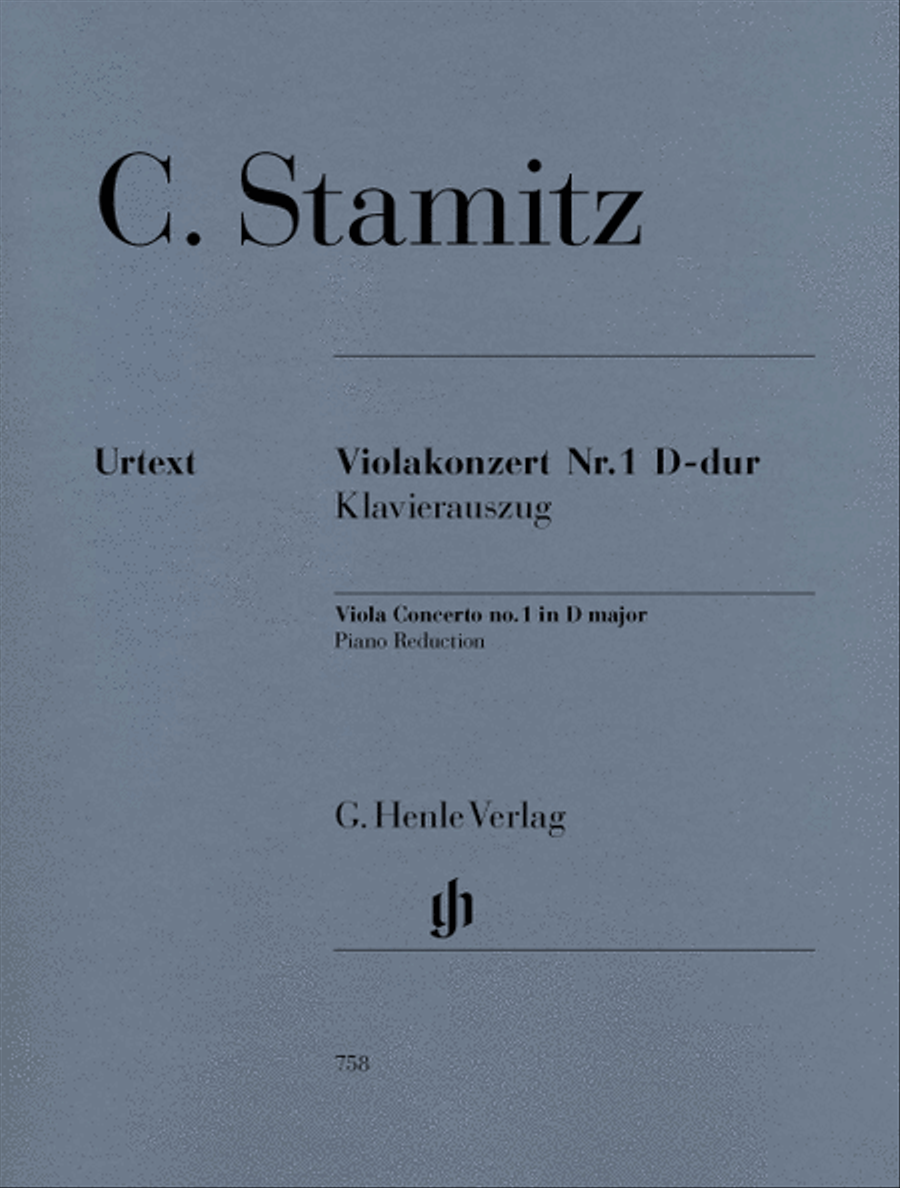 Viola Concerto No. 1 D Major Piano Accompaniment scores gallery preview page 1