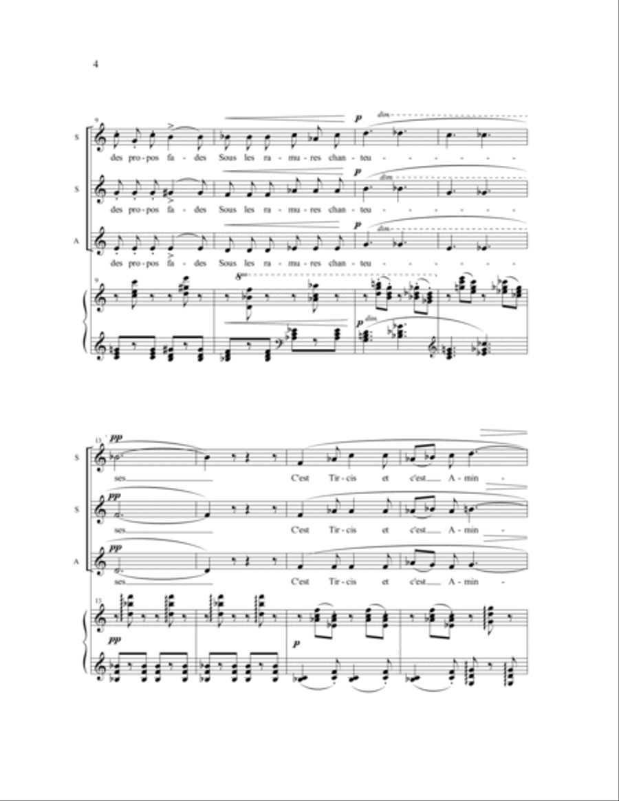 Mandoline SSA scores gallery preview page 6
