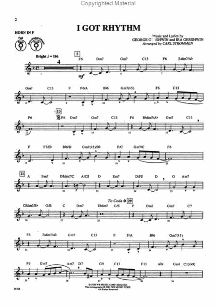 Gershwin by Special Arrangement Horn scores gallery preview page 5