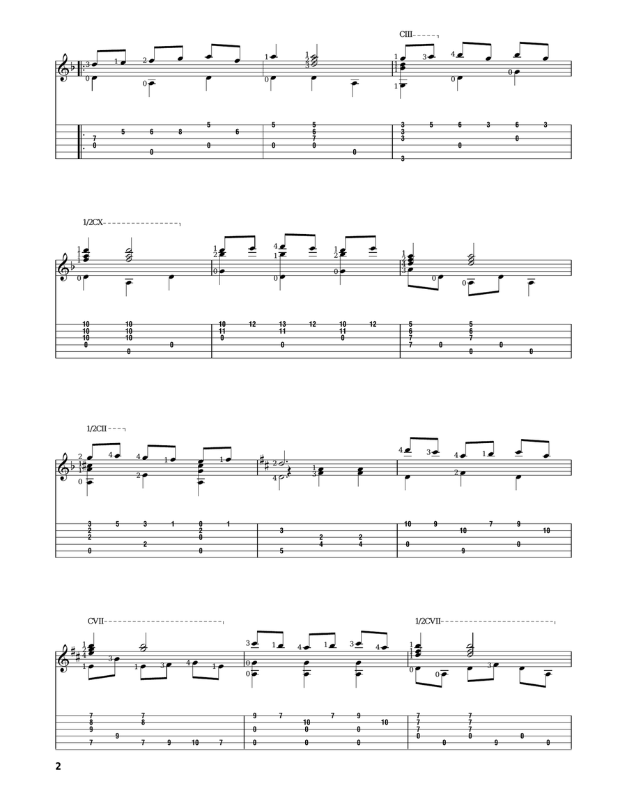 Come Back To Sorrento Come Back To Sorrento Acoustic Guitar scores gallery preview page 2