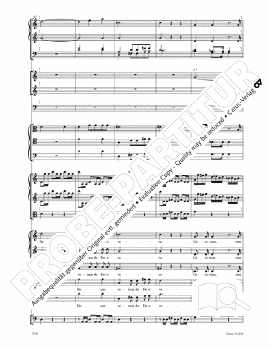 C Minor Mass, K. 427 (Missa in c KV 427) 4-Part scores gallery preview page 132