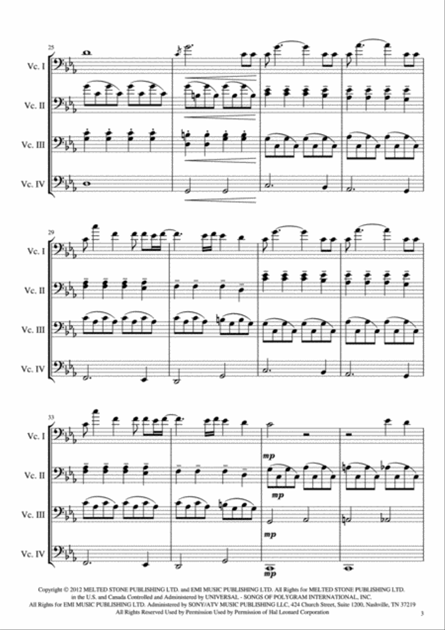 Skyfall Small Ensemble scores gallery preview page 3