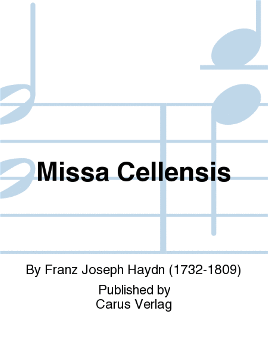 Missa Cellensis (Mariazeller-Messe) 4-Part scores gallery preview page 1