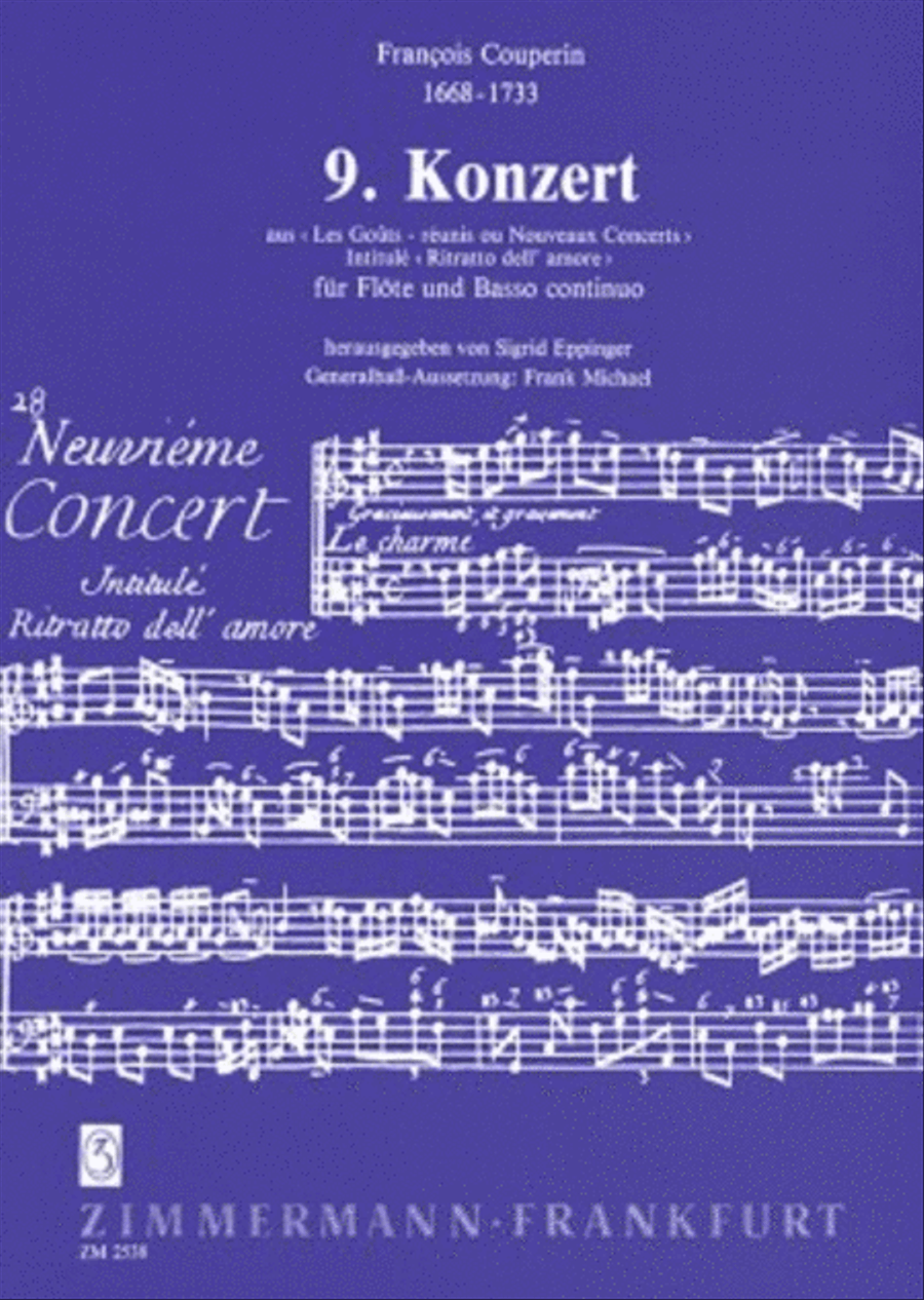 IX. Concerto, Intitule 