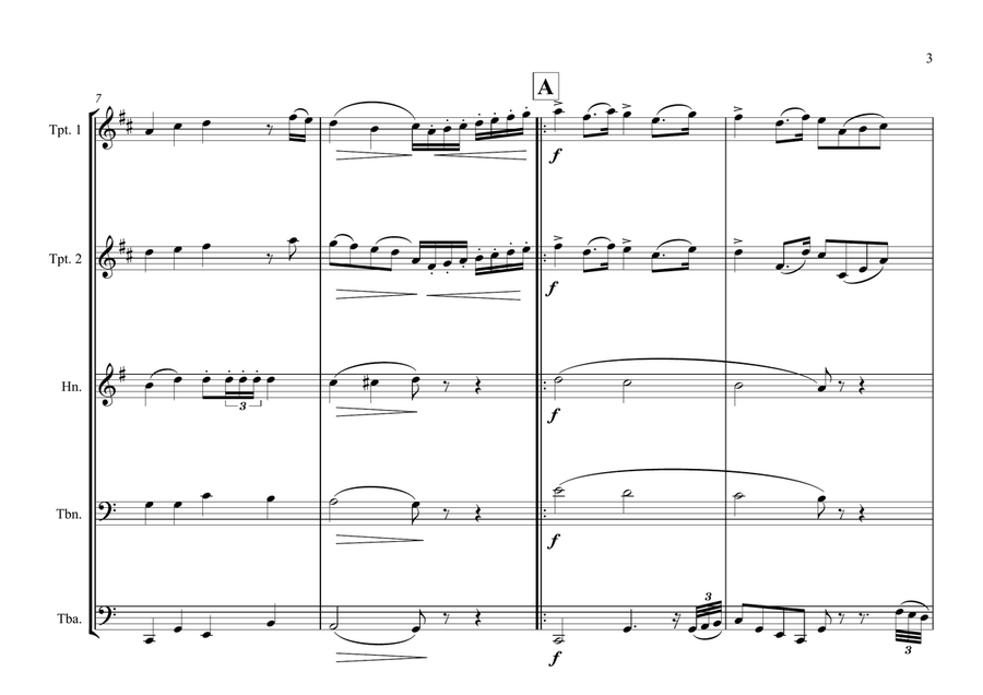 Spanish National Anthem for Brass Quintet (Short version) Spanish National Anthem for Brass Quintet (Short version) Brass Quintet scores gallery preview page 3