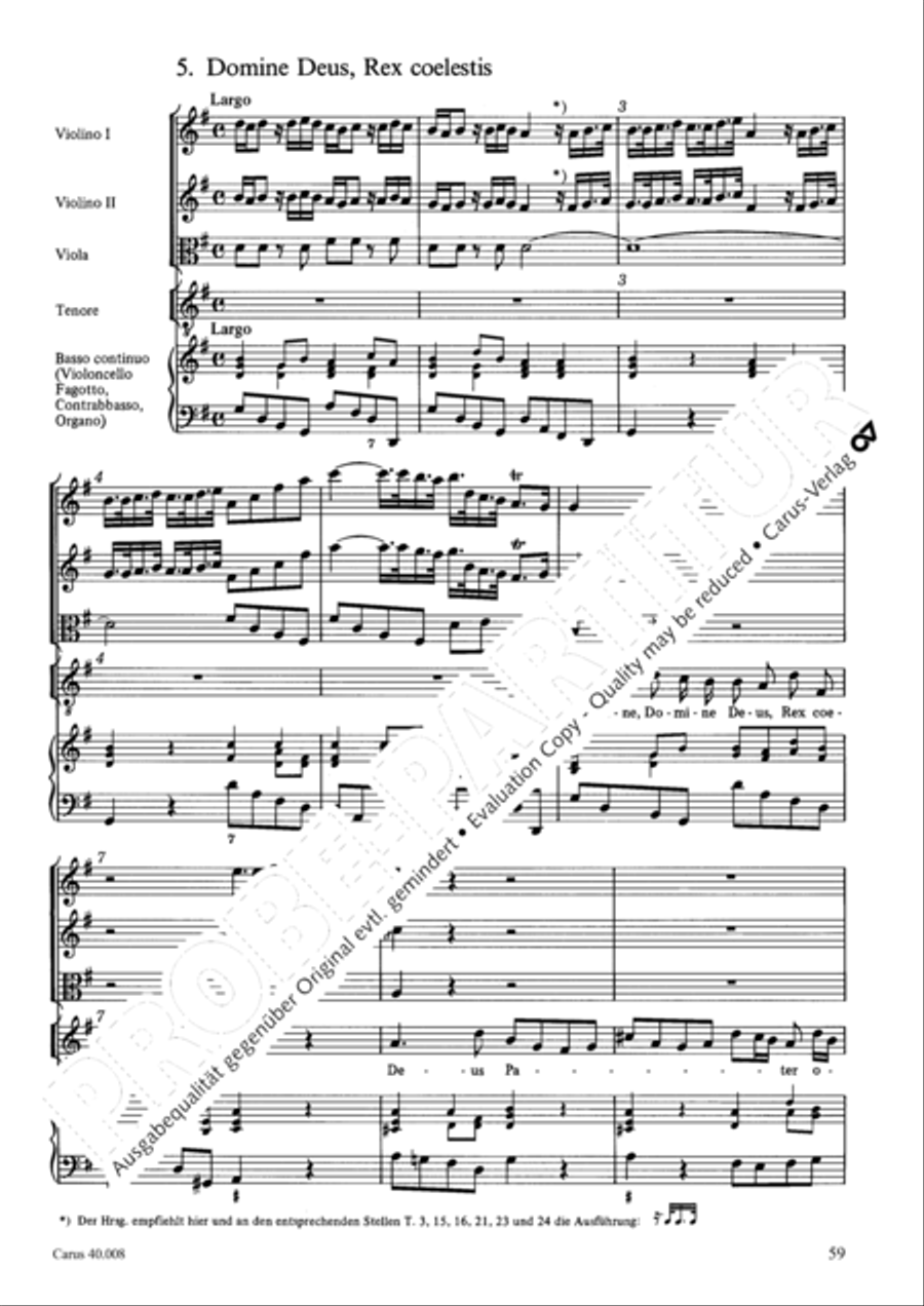 Introduzione e Gloria 4-Part scores gallery preview page 60