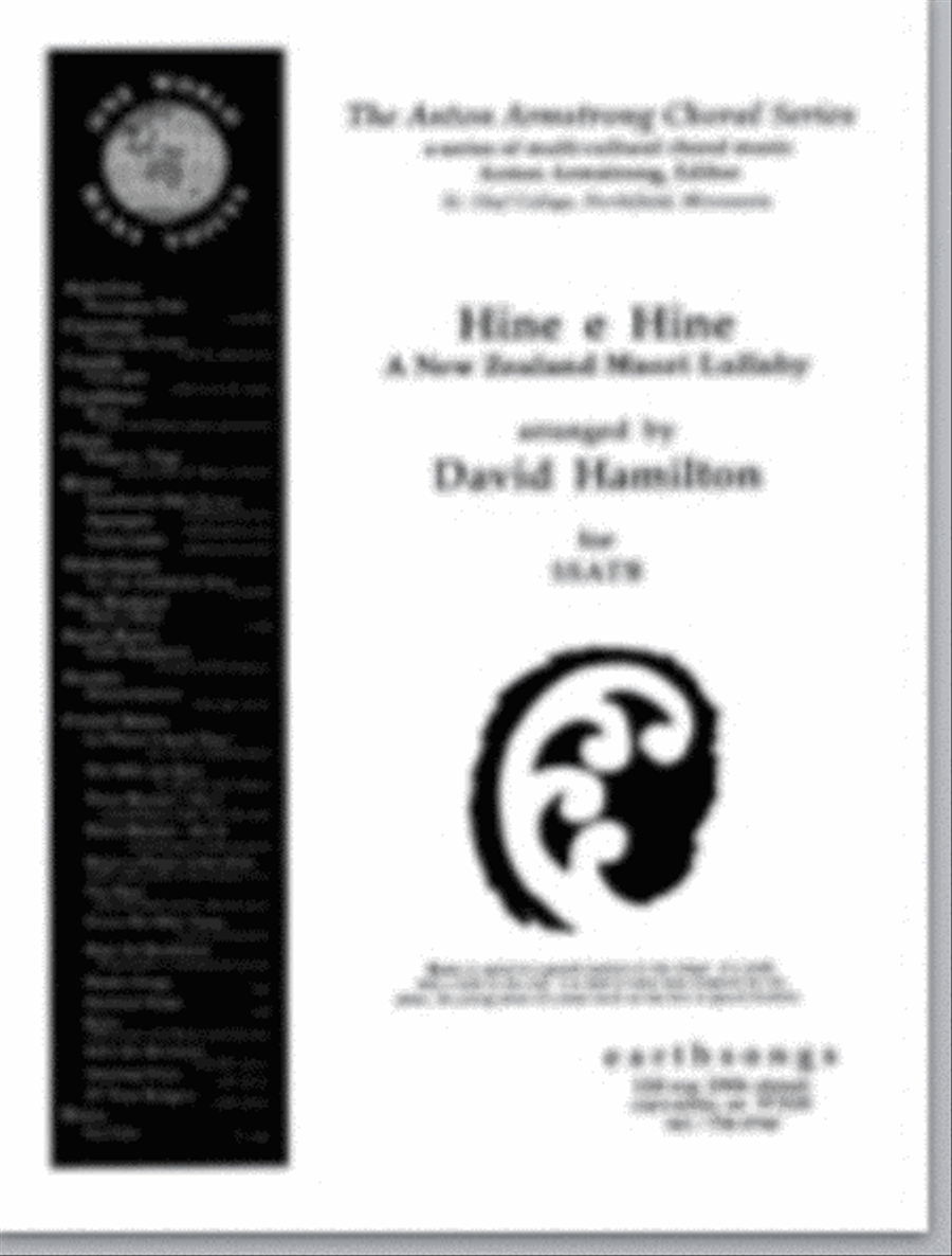 hine e hine SSATB scores gallery preview page 1