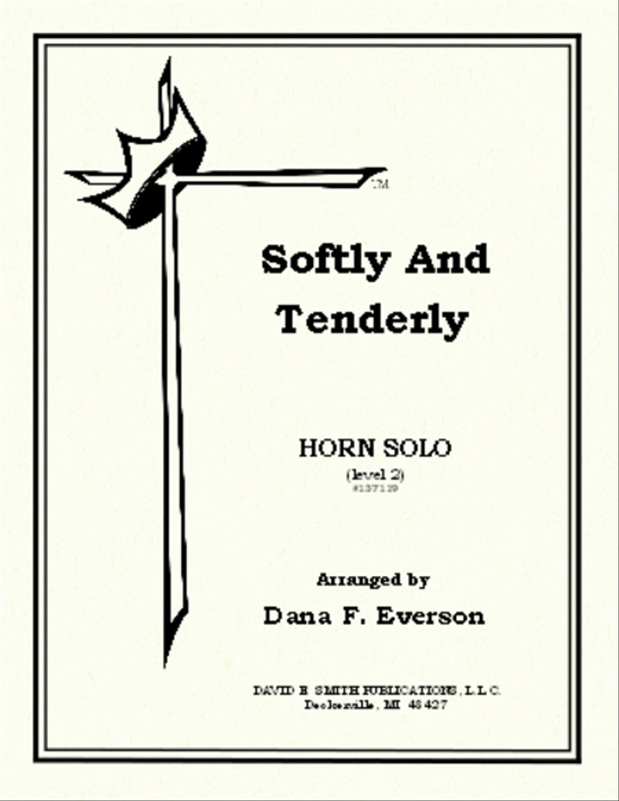 Softly And Tenderly Horn scores gallery preview page 1