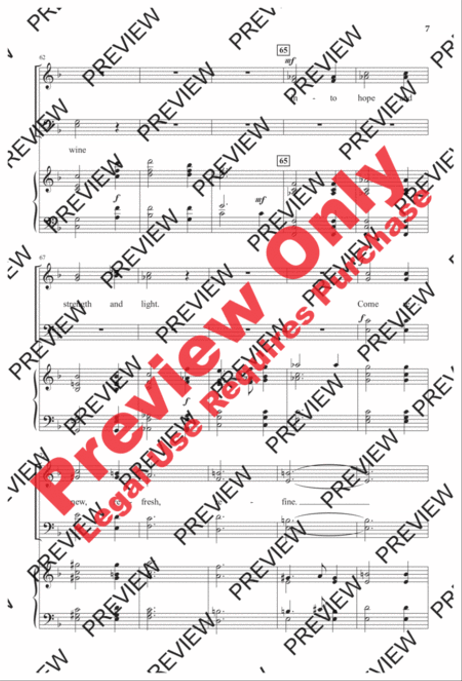 With This Bread, with This Wine 4-Part scores gallery preview page 6