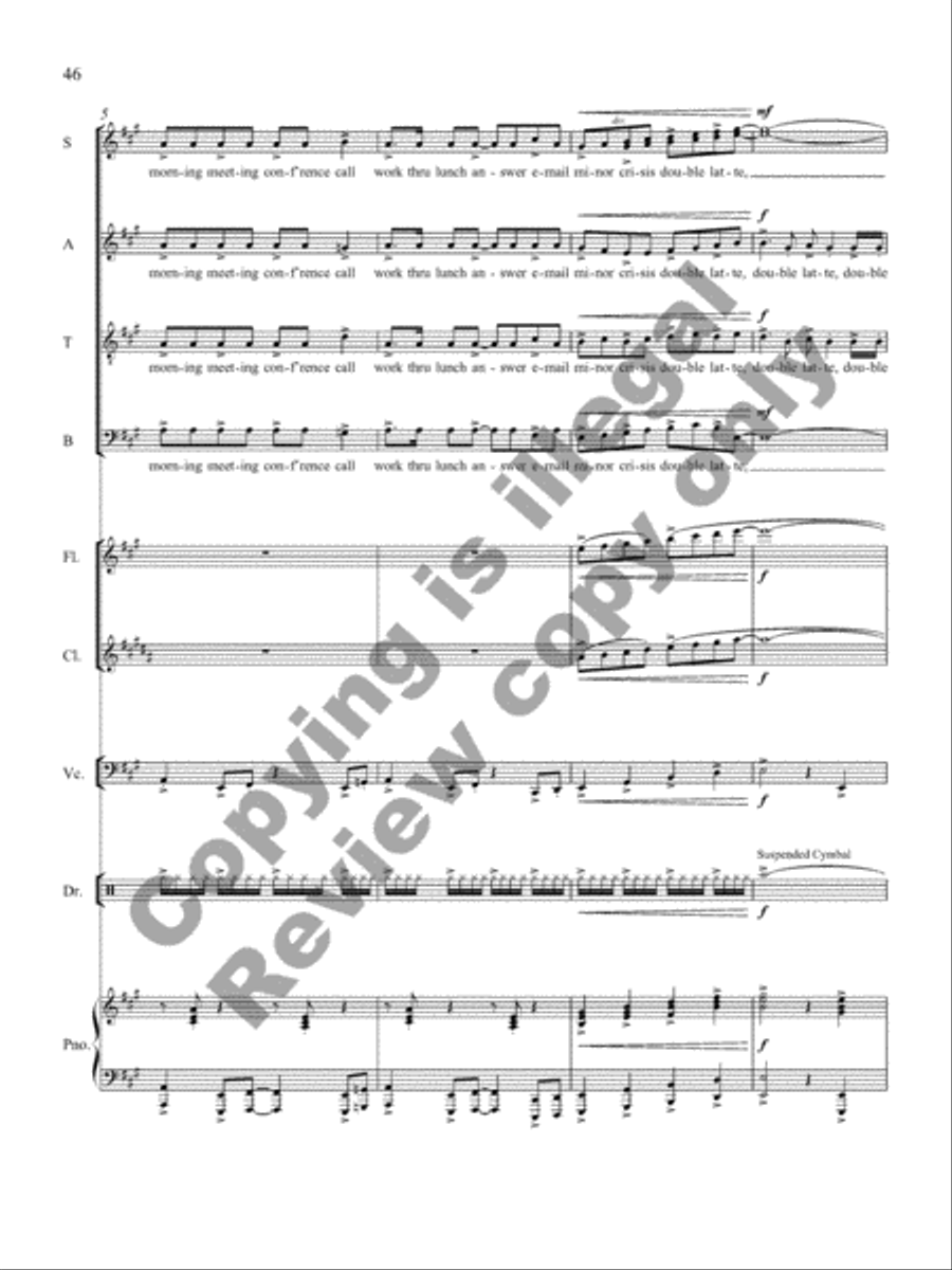 #twitterlieder (SATB Full Score) 4-Part scores gallery preview page 19
