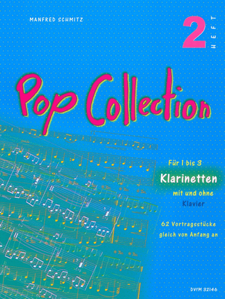 Book cover for Pop Collection - 62 Performance Pieces for Clarinet(s)