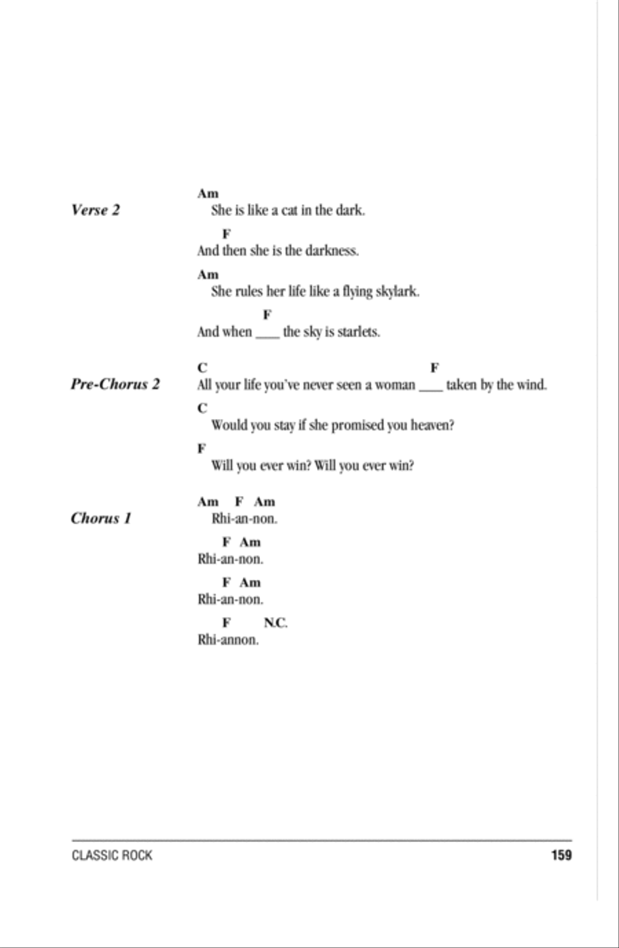 Rhiannon Rhiannon Acoustic Guitar scores gallery preview page 2