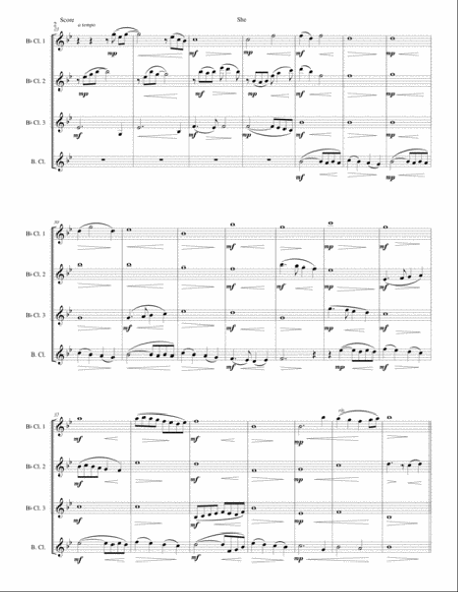 She Woodwind Quartet scores gallery preview page 2