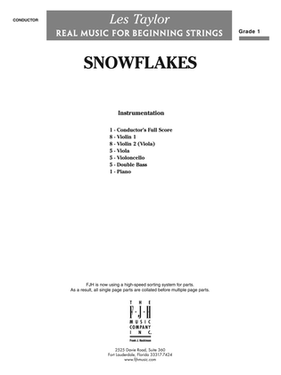 Snowflakes: Score