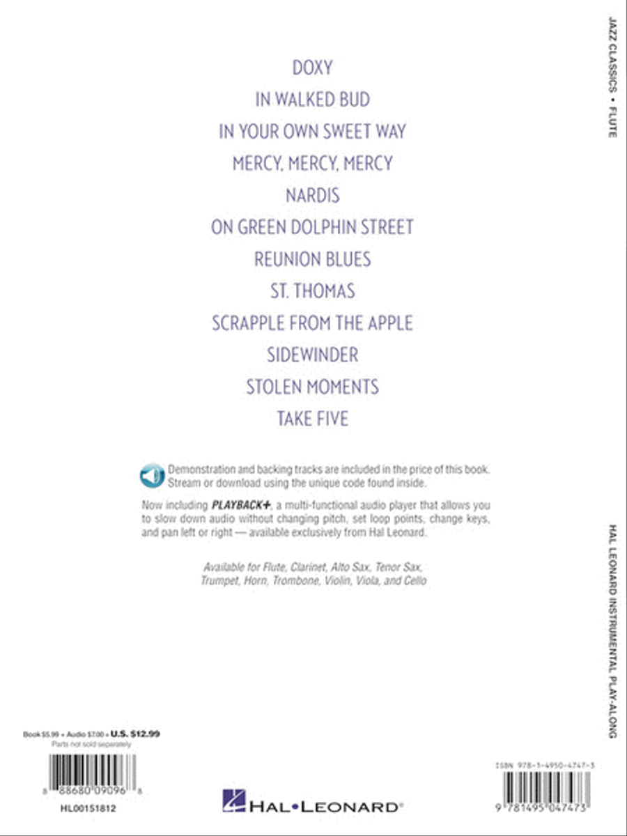 Jazz Classics Jazz Classics Flute Solo scores gallery preview page 5