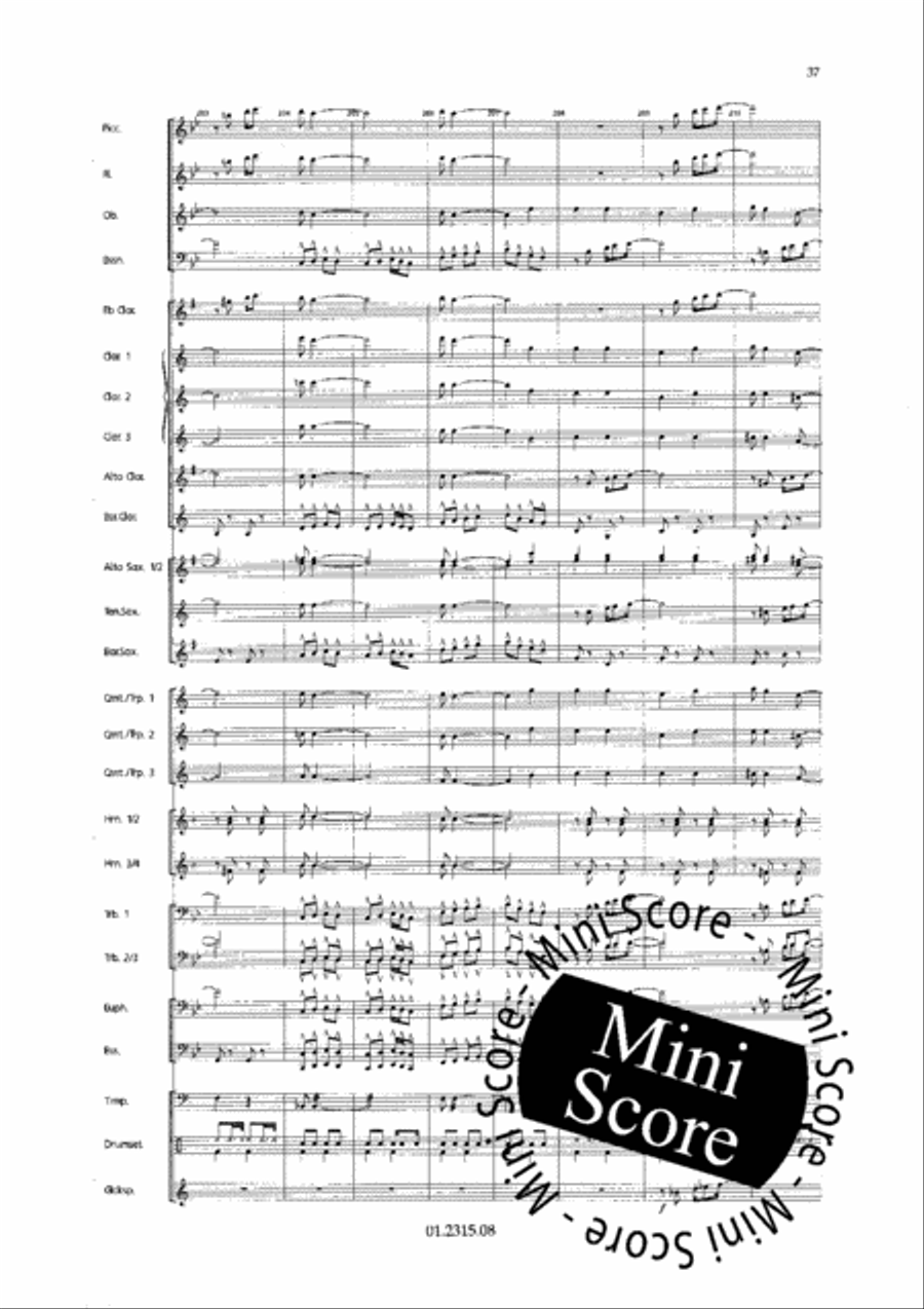 A Tribute to Stephen Foster Concert Band scores gallery preview page 41