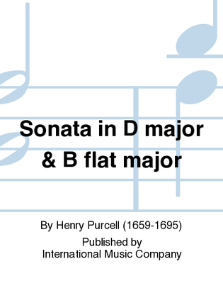 Book cover for Sonata In D Major & B Flat Major (Trumpet In B Flat Or C)