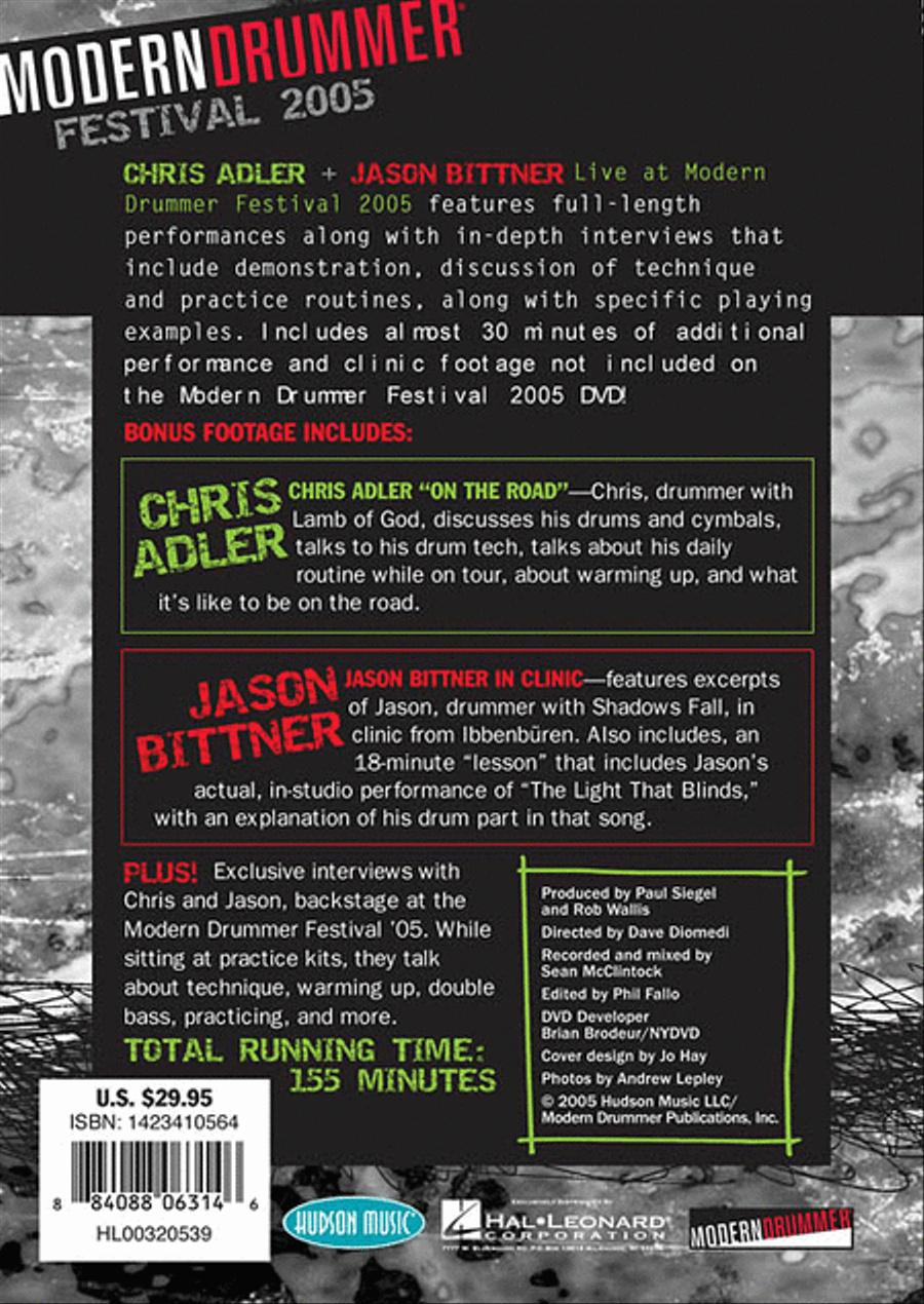 Chris Adler & Jason Bittner - Live at Modern Drummer Festival 2005 Drums scores gallery preview page 2