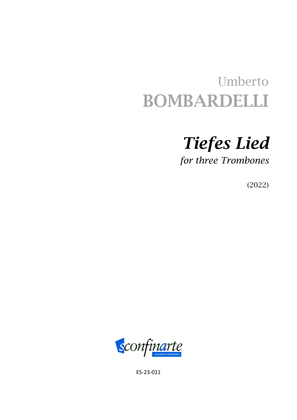 Umberto BOMBARDELLI: Tiefes Lied (ES-23-011) - Score Only