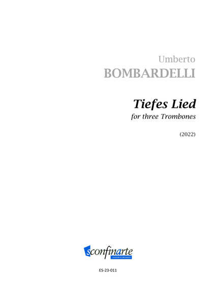 Umberto BOMBARDELLI: Tiefes Lied (ES-23-011) - Score Only