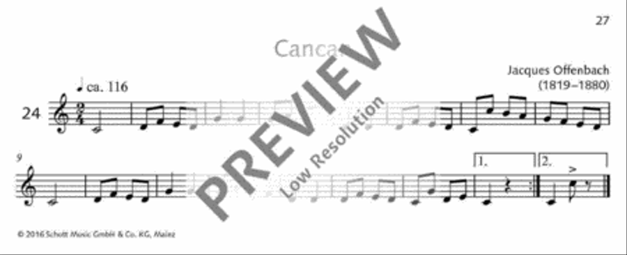 Cancan Cancan Soprano Recorder scores gallery preview page 3