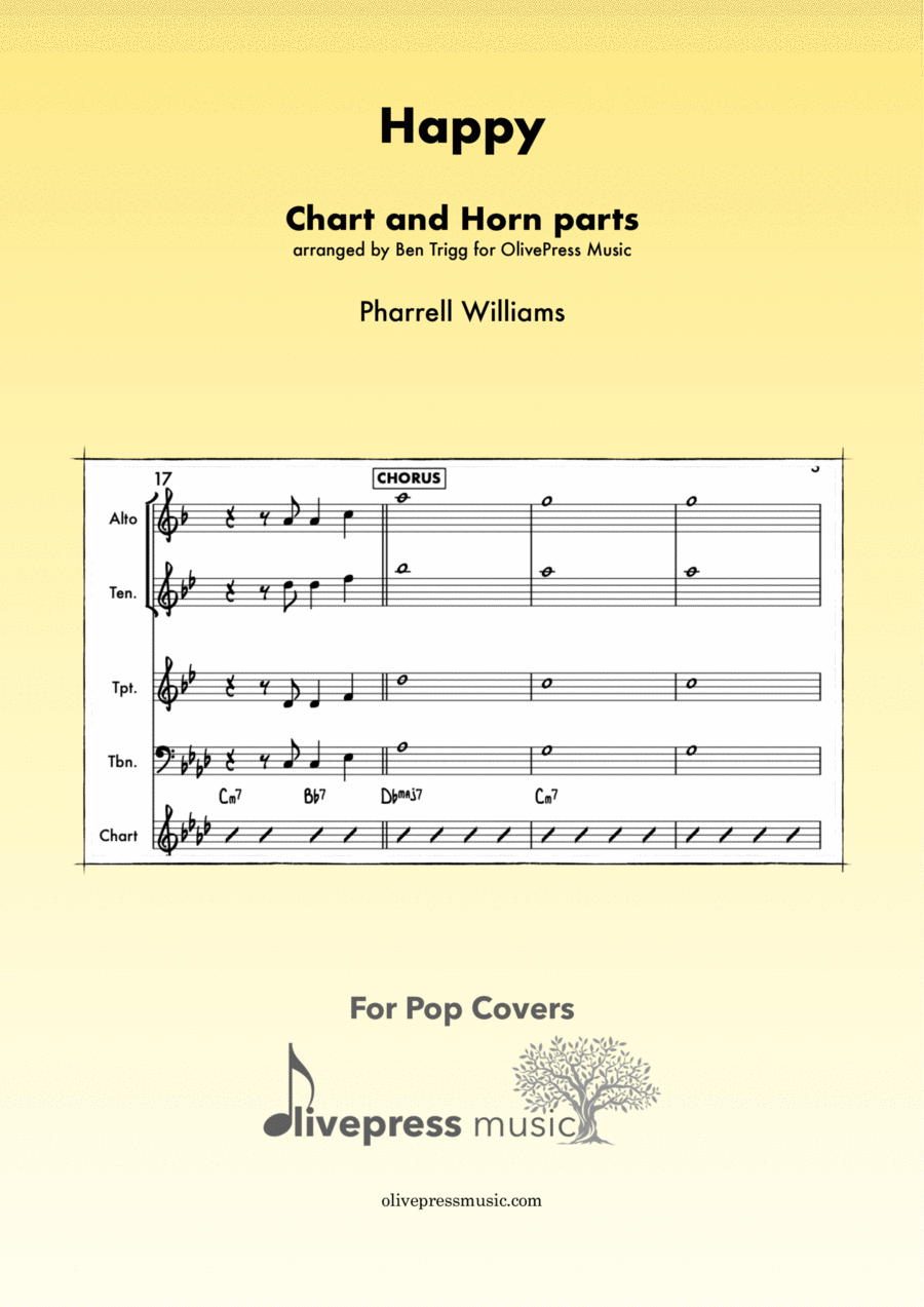 Happy Tenor Saxophone scores gallery preview page 1