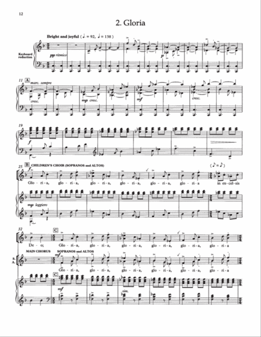 Mass of the Children Mass of the Children 4-Part scores gallery preview page 4