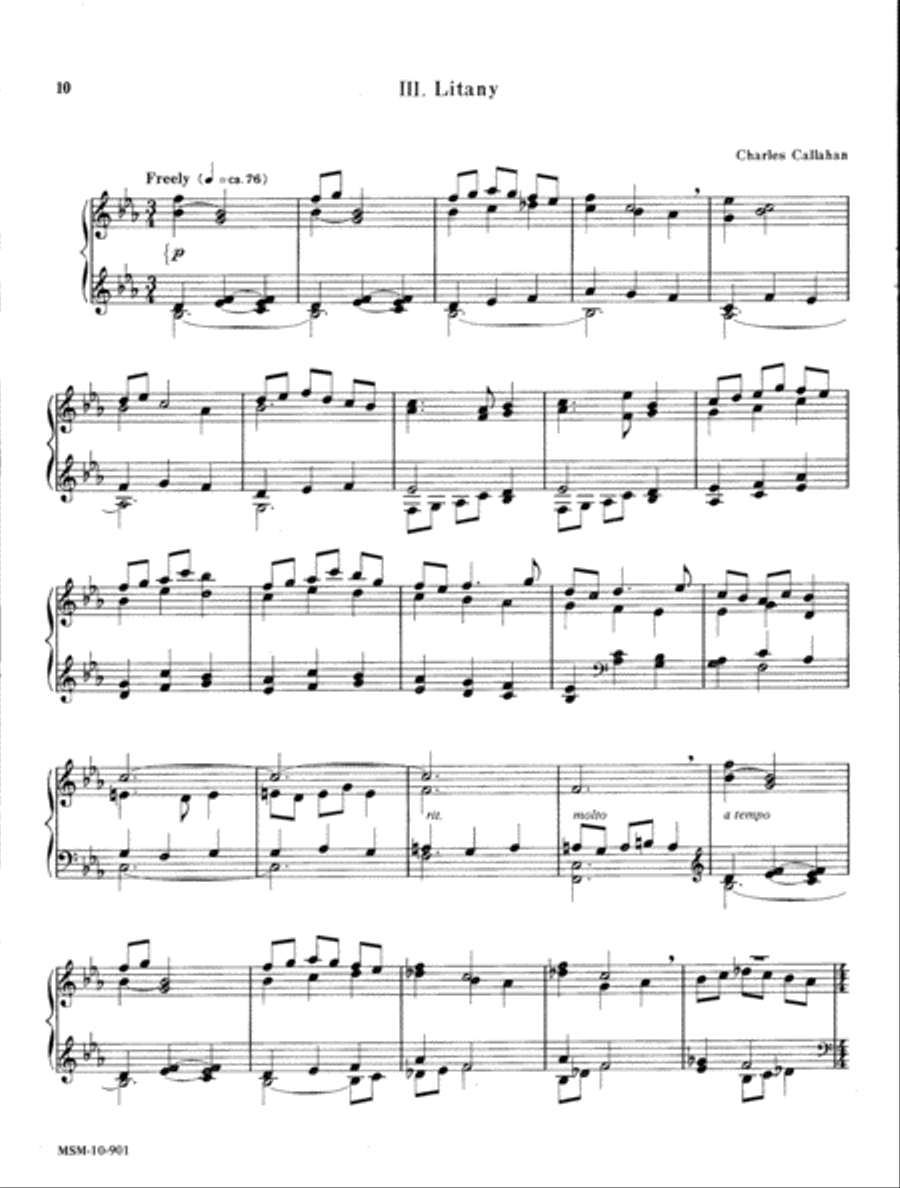 Suite in G Organ scores gallery preview page 5