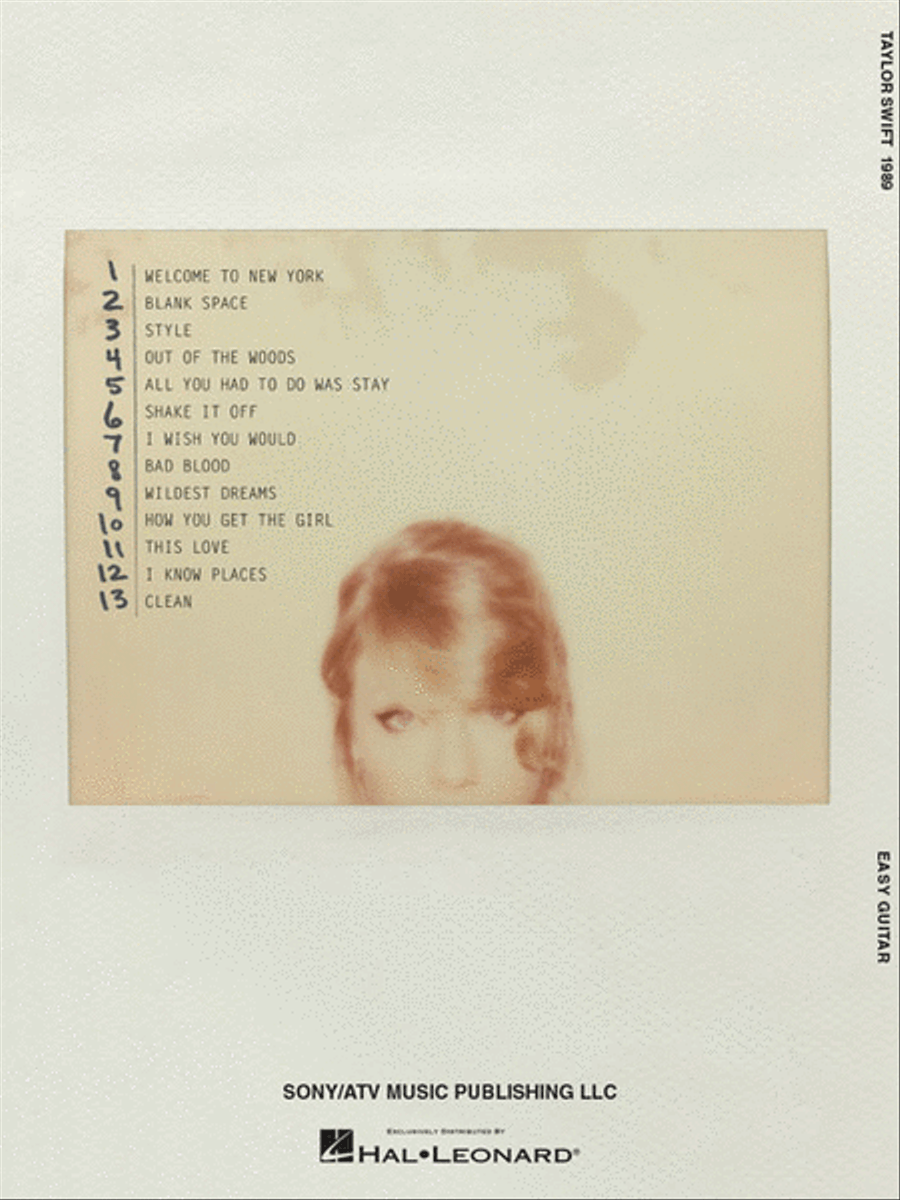 Taylor Swift – 1989 Electric Guitar scores gallery preview page 6