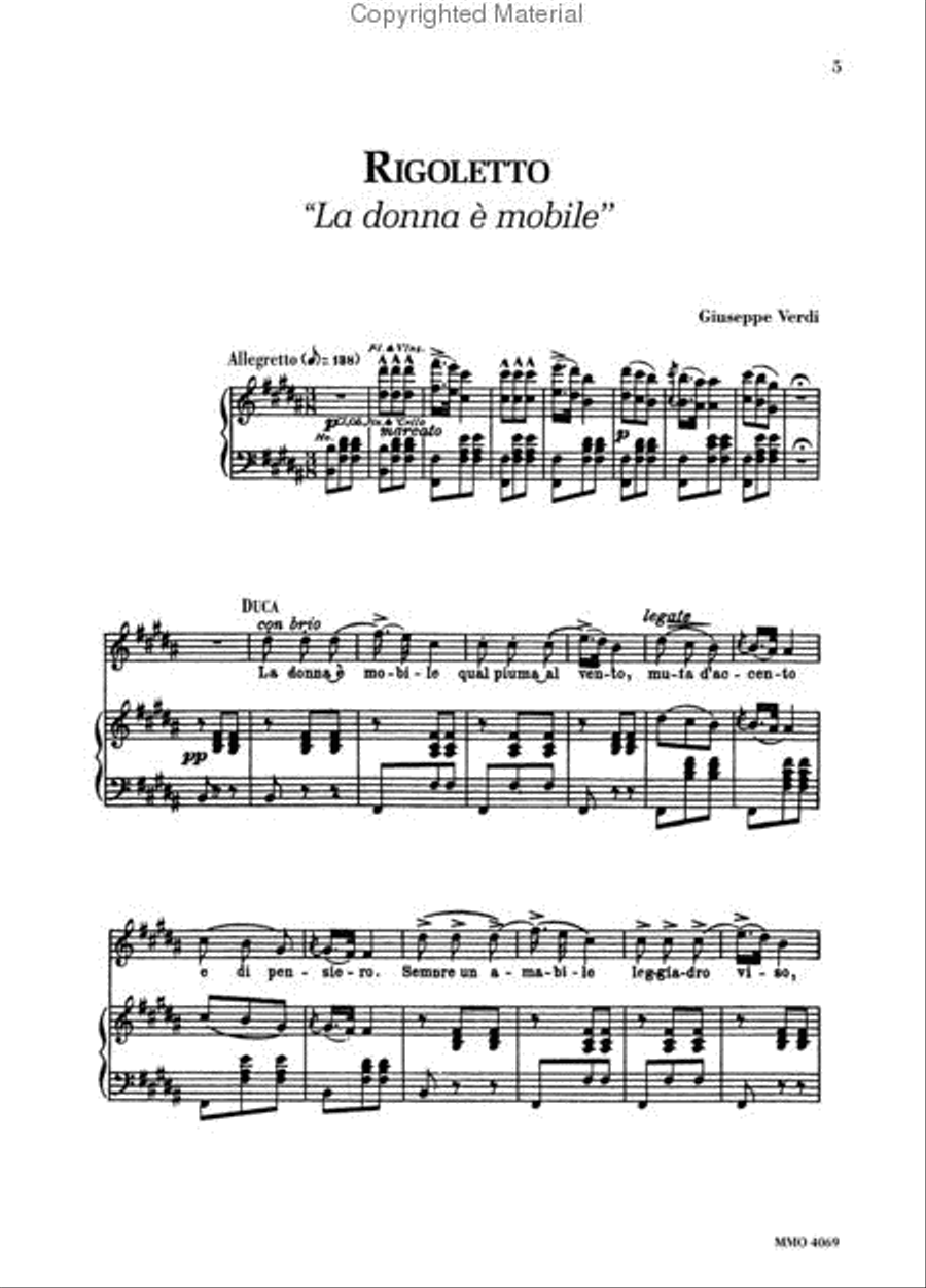 Italian Tenor Arias with Orchestra from the Repertoire of Andrea Bocelli Voice Solo scores gallery preview page 3