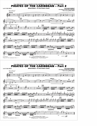 Pirates of the Caribbean - Part 2 (arr. Michael Brown) - 1st Bb Trumpet