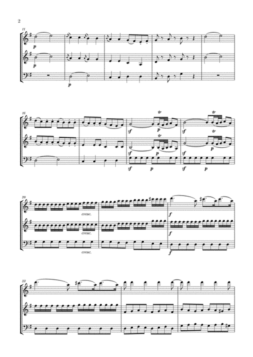 Eine Kleine Nachtmusik for Oboe, Violin and Trombone image number null