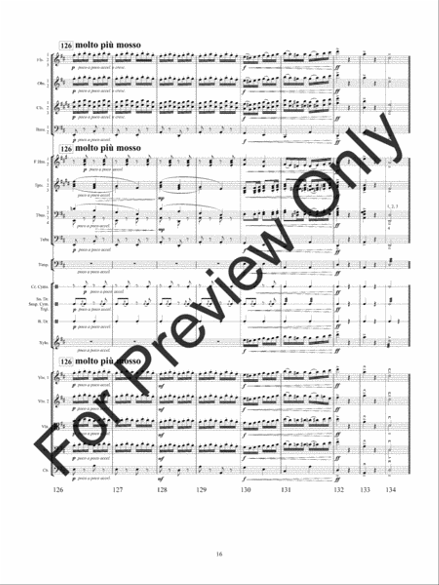 Csardas (Score) Full Orchestra scores gallery preview page 20