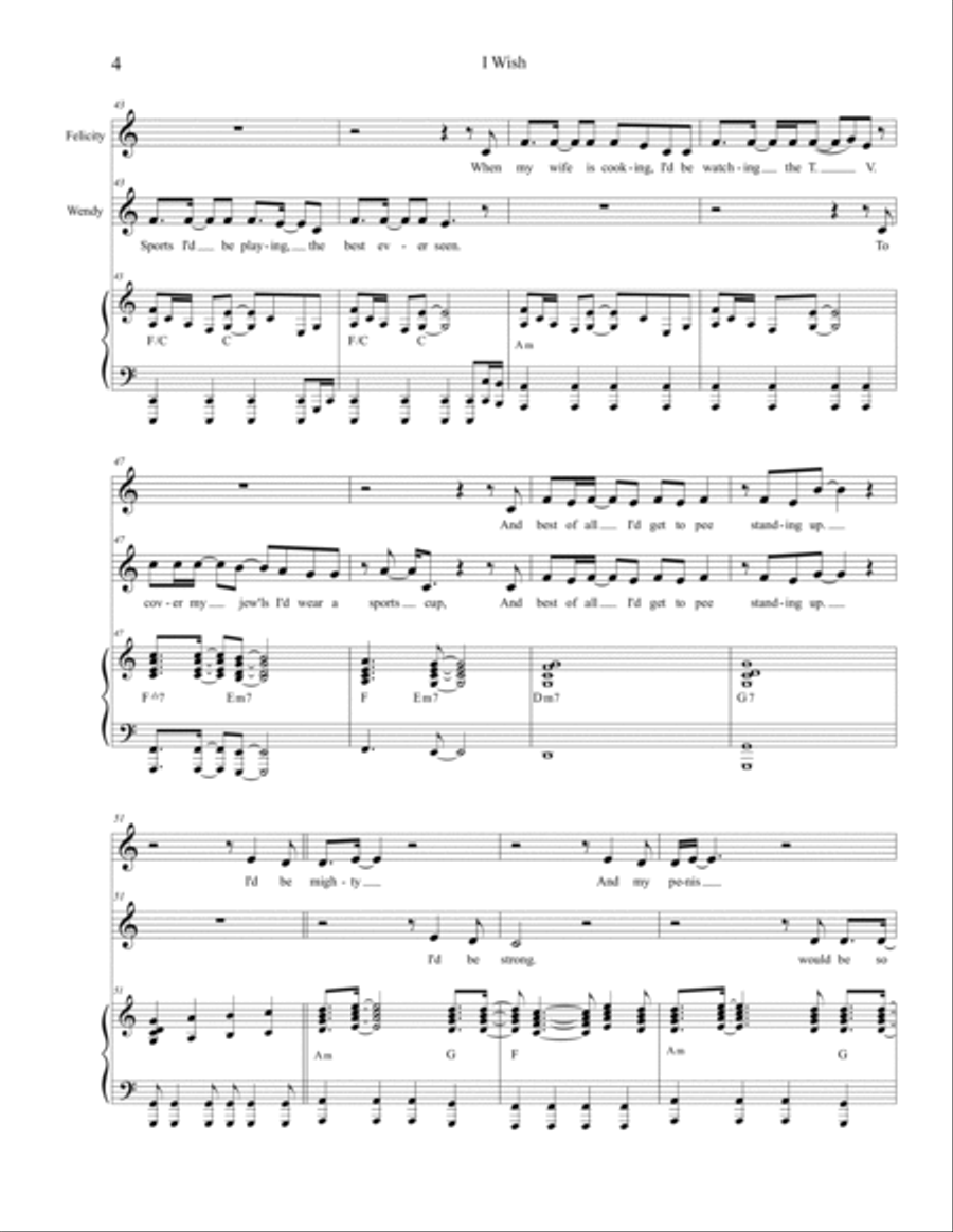 I Wish Voice scores gallery preview page 4