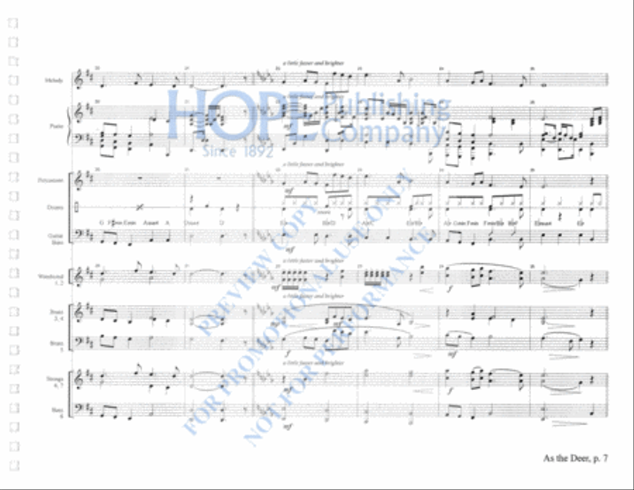 Praise Him with Instruments Orchestra scores gallery preview page 11