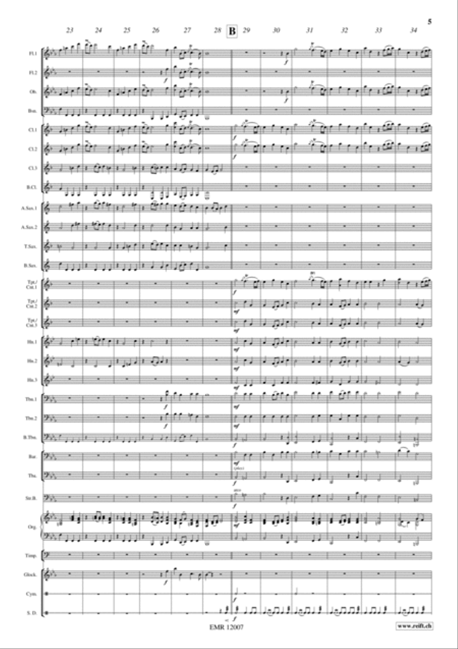 La Vigilance La Vigilance Concert Band scores gallery preview page 5