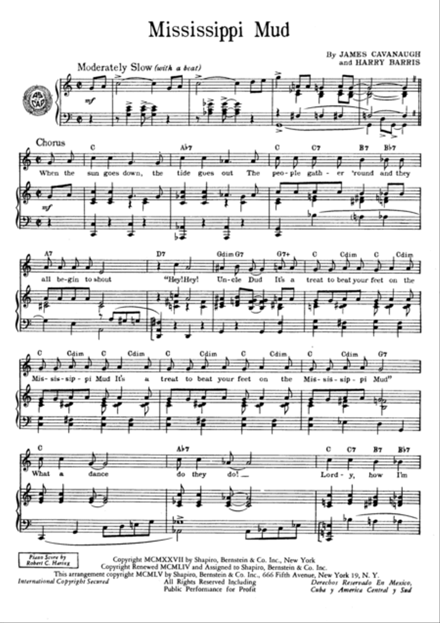 Mississippi Mud Mississippi Mud Voice scores gallery preview page 2