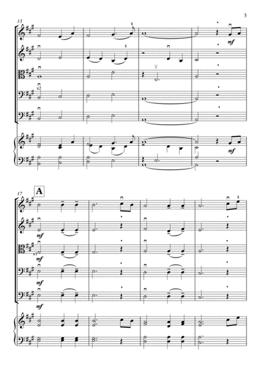 Chorale in A, for String Orchestra - score only